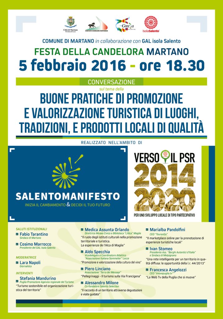 Buone pratiche di promozione e valorizzazione turistica di luoghi, tradizioni, e prodotti locali di qualità