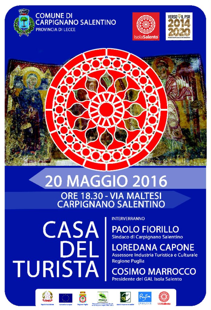 Inaugurazione Casa del Turista di Carpignano Salentino