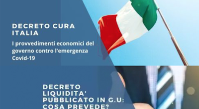 Pubblicati i Decreti Legge “Cura Italia” e “Liquidità” del Ministero dello Sviluppo Economico