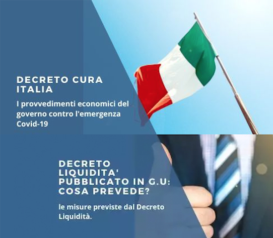 Pubblicati i Decreti Legge “Cura Italia” e “Liquidità” del Ministero dello Sviluppo Economico
